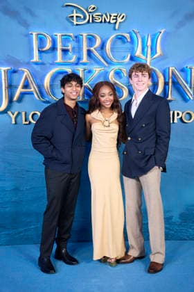 Percy Jackson and the Olympians’ Madrid Premiere - Spain Aryan Simhadri, Leah Sava Jeffries, Walker Scobell attends ‘Percy Jackson and the Olympians’ Premiere during a Fan Event at Calderon Theatre on December 13, 2025 in Madrid, Spain. Photo by ABACAPRESS.COM Madrid Madrid Spain  Copyright: xABACAx