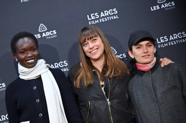 Opening Ceremony - Les Arcs Film Festival. FC LES ARCS, FRANCE - DECEMBER 13 Anyier Anei, Alice Winocour and Ella Rumpf attends the Opening Ceremony of the Les Arcs Film Festival on December 13, 2025 in Les Arcs, France.. Photo by Franck Castel ABACAPRESS.COM Les Arcs France  Copyright: xCastelxFranck ABACAx