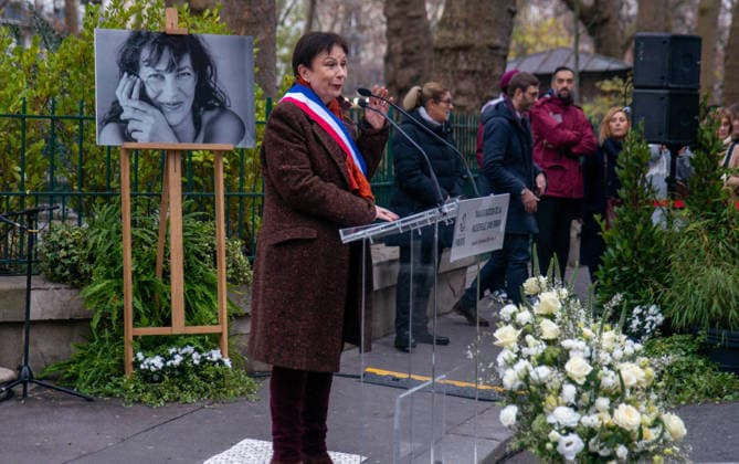 Inauguration of The Jane Birkin Footbridge - Paris The inauguration of the footbridge « Jane Birkin » in Paris, France on December 13, 2025. Photo by Denis Prezat ABACAPRESS.COM Paris France  Copyright: xPrezatxDenis ABACAx