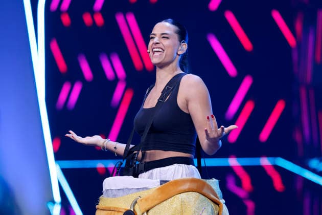 Presenter Amira Aly took 4th place as the character Eggi in the Prosieben show The Masked Singer at the MMC Studios in Ossendorf Cologne, 13 12 2025 NRW Germany Copyright: xChristophxHardtx
