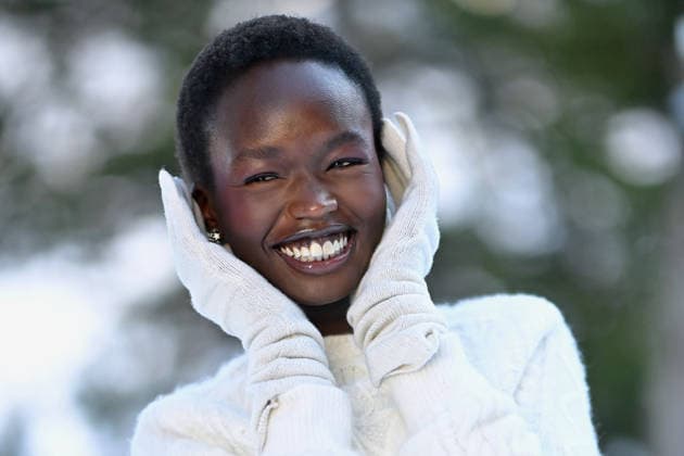 Les Arcs Film Festival - Day Two. FC LES ARCS, FRANCE - DECEMBER 14 Anyier Anei attends the Coutures photocall during Day Two of Les Arcs Film Festival on December 14, 2025 in Les Arcs, France... Photo by Franck Castel ABACAPRESS.COM Les Arcs France  Copyright: xCastelxFranck ABACAx