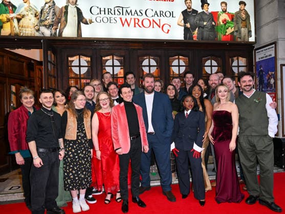 Gala Performance of Mischief s Christmas Carol Goes Wrong, Arrivals, London, UK. 14 December 2025 London, UK, 14 December 2025. Cast and crew at the Gala Performance of Mischief s Christmas Carol Goes Wrong at the Apollo Theatre, London, UK., Credit:Lee Floyd Avalon UK, London, Apollo Theatre Copyright: xLeexFloydx xAvalonx 1059248314