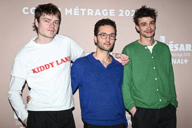Photocall Courts Metrages Cesar 2026 in Paris FA Alexis Diop (C) and guests pose for a photocall during the Brunch of Courts Metrages Cesar 2026 in Paris on December 14, 2025. Photo by Firas Abdullah ABACAPRESS.COM Paris Ile-de-France France  Copyright: xAbdullahxFiras ABACAx