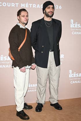 Photocall Courts Metrages Cesar 2026 in Paris FA (L-R) Rod Paradot and Wyssem Romdhane pose for a photocall during the Brunch of Courts Metrages Cesar 2026 in Paris on December 14, 2025. Photo by Firas Abdullah ABACAPRESS.COM Paris Ile-de-France France  Copyright: xAbdullahxFiras ABACAx