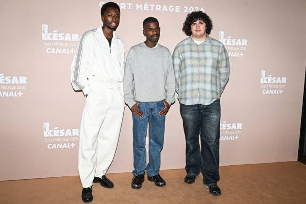 Photocall Courts Metrages Cesar 2026 in Paris FA Saabo Balde, Djiby Kebe and Selim Moundy pose for a photocall during the Brunch of Courts Metrages Cesar 2026 in Paris on December 14, 2025. Photo by Firas Abdullah ABACAPRESS.COM Paris Ile-de-France France  Copyright: xAbdullahxFiras ABACAx