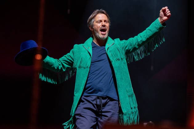 December 14, 2025, London, United Kingdom: Jay Kay and band Jamiroquai seen performing live on stage at the O2 Arena Funk and acid jazz band Jamiroquai lead by Jay Kay played a second date at London s O2 Arena on 14th December 2025 the last date of their The Heels Of Steel Tour London United Kingdom - ZUMAs197 20251214_aaa_s197_259 Copyright: xBonniexBritainx