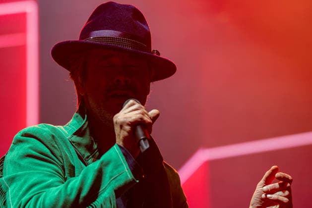 December 14, 2025, London, United Kingdom: Jay Kay and band Jamiroquai seen performing live on stage at the O2 Arena Funk and acid jazz band Jamiroquai lead by Jay Kay played a second date at London s O2 Arena on 14th December 2025 the last date of their The Heels Of Steel Tour London United Kingdom - ZUMAs197 20251214_aaa_s197_265 Copyright: xBonniexBritainx