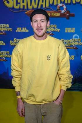 ABBberlin Brix Schaumburg as a guest on the yellow carpet at the German premiere of SPONGEBOB SCHWAMMKOPF PIRATEN AHOI at the cinema in the Kulturbrauerei on 14 12 2025 Berlin Germany