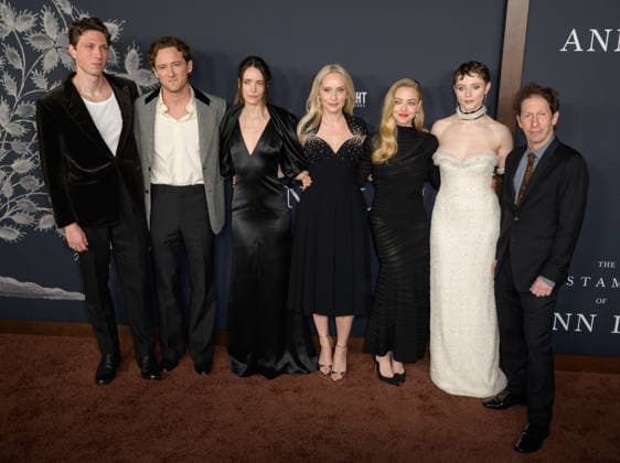 Premiere of The Testament of Ann Lee in Los Angeles LOS ANGELES, USA December 14, 2025 Jamie Bogyo, Lewis Pullman, Stacy Martin, Mona Fastvold, Amanda Seyfried, Thomasin McKenzie Tim Blake Nelson at the premiere of The Testament of Ann Lee at the Linwood Dunn Theatre Picture Paul Smith Featureflash 451556 2025 12 14 CA Los Angeles  Copyright: xPaulxSmithx xFeaturesxFlashx xStarfacex STAR_451556_093