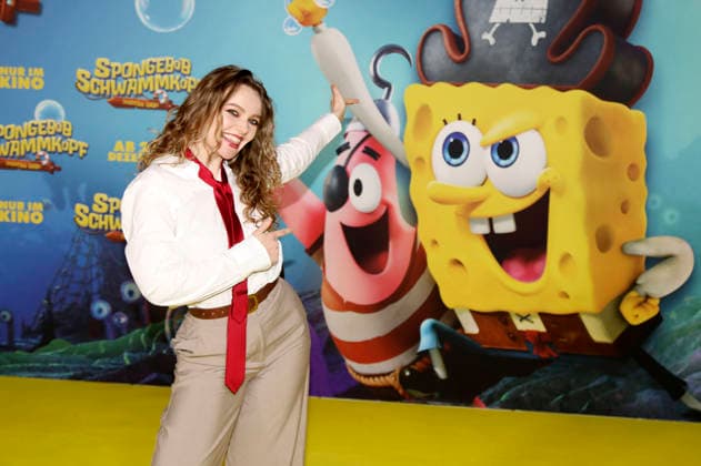 Marie von Bose at the premiere of the movie SpongeBob SquarePants Pirates Ahoy at the cinema in the KulturBrauerei Berlin, 14 12 2025 Foto:xAgenturxWehnertx xGränzdörferx xFuturexImagex spongebob_5210
