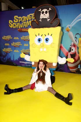 Klaudia Giez at the premiere of the movie SpongeBob SquarePants Pirates Ahoy at the cinema in the KulturBrauerei Berlin, 14 12 2025 Foto:xAgenturxWehnertx xGränzdörferx xFuturexImagex spongebob_5220