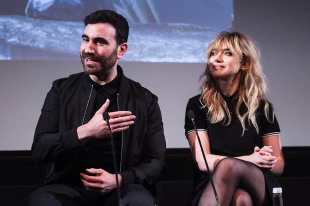 Brett Goldstein and Imogen Poots on stage during Mark Kermode in 3D on Monday 15 December 2025 Brett Goldstein and Imogen Poots on stage during Mark Kermode in 3D on Monday 15 December 2025 at BFI Southbank, London. ., Credit:Julie Edwards Avalon  Copyright: xJuliexEdwardsx xAvalonx 1059554336