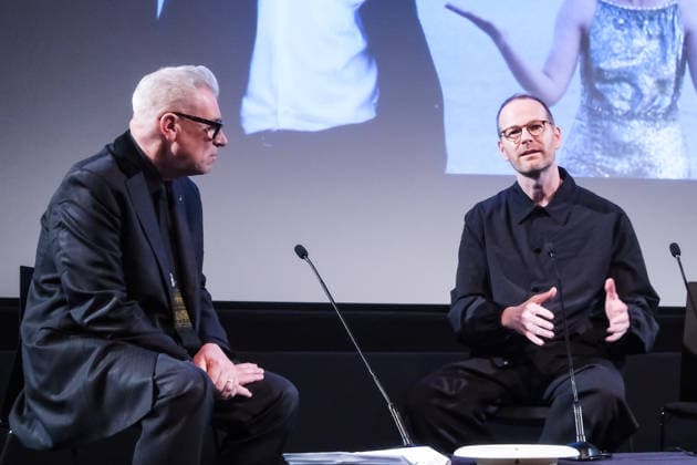 Mark Kermode and Joachim Trier on stage during Mark Kermode in 3D on Monday 15 December 2025 Mark Kermode and Joachim Trier on stage during Mark Kermode in 3D on Monday 15 December 2025 at BFI Southbank, London. ., Credit:Julie Edwards Avalon  Copyright: xJuliexEdwardsx xAvalonx 1059554494