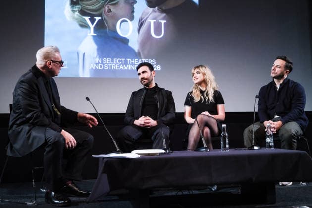 Mark Kermode, Brett Goldstein, Imogen Poots and William Bridges on stage during Mark Kermode in 3D on Monday 15 December 2025 Mark Kermode, Brett Goldstein, Imogen Poots and William Bridges on stage during Mark Kermode in 3D on Monday 15 December 2025 at BFI Southbank, London. ., Credit:Julie Edwards Avalon  Copyright: xJuliexEdwardsx xAvalonx 1059554514