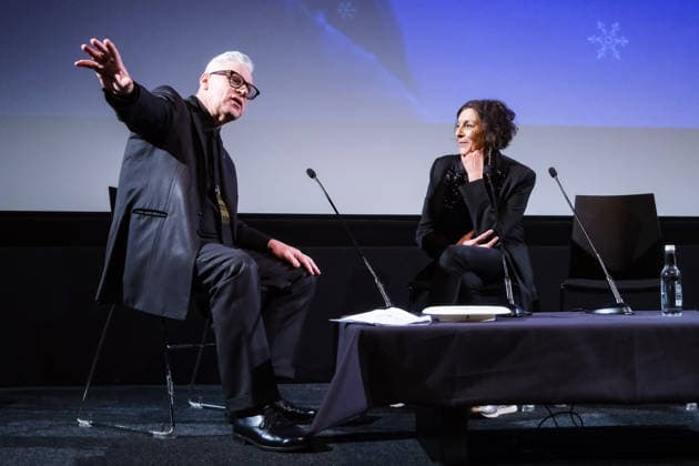 Mark Kermode and Meera Syal on stage during Mark Kermode in 3D on Monday 15 December 2025 Mark Kermode and Meera Syal on stage during Mark Kermode in 3D on Monday 15 December 2025 at BFI Southbank, London. ., Credit:Julie Edwards Avalon  Copyright: xJuliexEdwardsx xAvalonx 1059554543