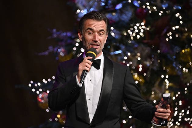 Florian SILBEREISEN presenter,actor,musician single image,cropped single motif,half figure,half figure Advent concert of the Bavarian Minister President on 15 12 2025 at the Cuvillies Theater in the Residenz in Munich