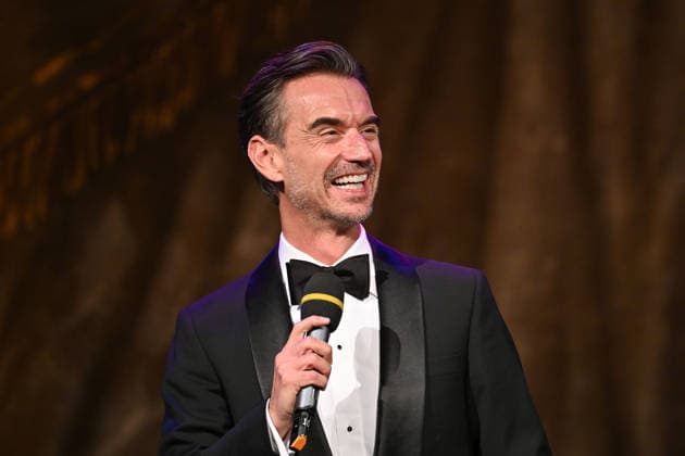 Florian SILBEREISEN presenter,actor,musician single image,cropped single motif,half figure,half figure Advent concert of the Bavarian Minister President on 15 12 2025 at the Cuvillies Theater in the Residenz in Munich