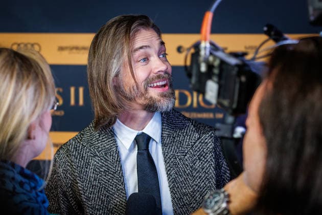 15 12 2025 Cologne World premiere of the historical film DER MEDICUS 2 at Cinedom Cologne Red Carpet Here Tom Payne Cologne Cinedom North Rhine-Westphalia Germany