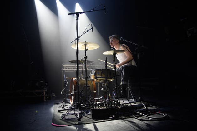 GANS Perform at Koko, London Drummer vocalist Euan Woodman of english punk duo GANS performs at Koko in London, England, UK on Monday 15 December 2025., Credit:Justin Ng Avalon UK, England, London, Koko  Copyright: xJustinxNgx xAvalonx 1059599050