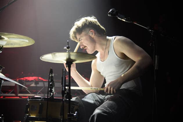 GANS Perform at Koko, London Drummer vocalist Euan Woodman of english punk duo GANS performs at Koko in London, England, UK on Monday 15 December 2025., Credit:Justin Ng Avalon UK, England, London, Koko  Copyright: xJustinxNgx xAvalonx 1059599077
