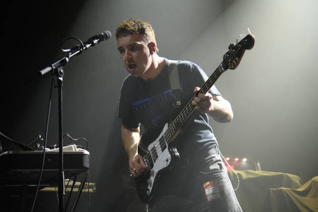 GANS Perform at Koko, London Bassist vocalist Tom Rhodes of english punk duo GANS performs at Koko in London, England, UK on Monday 15 December 2025., Credit:Justin Ng Avalon UK, England, London, Koko  Copyright: xJustinxNgx xAvalonx 1059599097