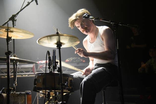 GANS Perform at Koko, London Drummer vocalist Euan Woodman of english punk duo GANS performs at Koko in London, England, UK on Monday 15 December 2025., Credit:Justin Ng Avalon UK, England, London, Koko  Copyright: xJustinxNgx xAvalonx 1059599102