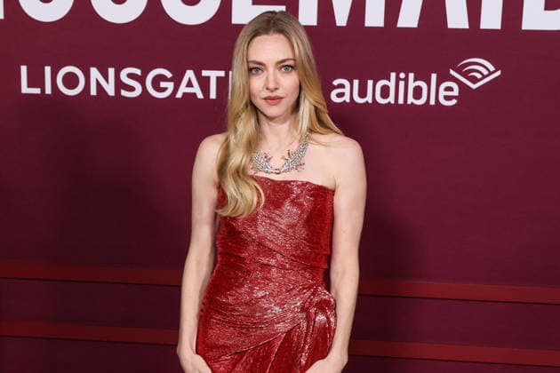 Los Angeles Premiere Of Lionsgate s The Housemaid HOLLYWOOD, LOS ANGELES, CALIFORNIA, USA - DECEMBER 15: American actress Amanda Seyfried wearing Monse PF26, Tiffany & Co. jewelry and Jimmy Choo shoes arrives at the Los Angeles Premiere Of Lionsgate s The Housemaid held at the TCL Chinese Theatre IMAX on December 15, 2025 in Hollywood, Los Angeles, California, United States., Credit:Xavier Collin Avalon United States, California, Hollywood, TCL Chinese Theatre IMAX Copyright: xXavierxCollinx xAvalonx 1059629672
