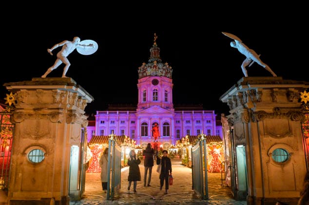 Christmas market at Charlottenburg Palace, Berlin, Germany