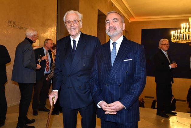 Duke Franz of Bavaria and Thomas Greinwald at the 30 BMW Advent Benefit Concert 30 BMW Advent Benefit Concert in the Herkulessaal Residence on 16 12 2025 in Munich 30 BMW Advent Benefit Concert in Munich
