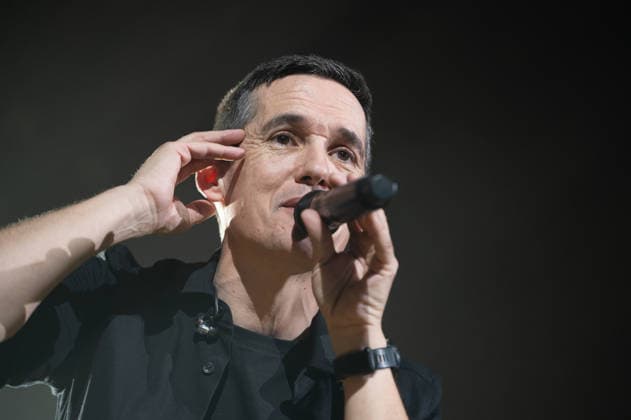 Maldita Nerea performs in Madrid, Spain - 16 Dec 2025 Jorge Ruiz Flores, the singer from the group Maldita Nerea performs during a concert at Movistar Arena in Madrid. Madrid Spain Copyright: xAtilanoxGarciax xSOPAxImagesx photos00158