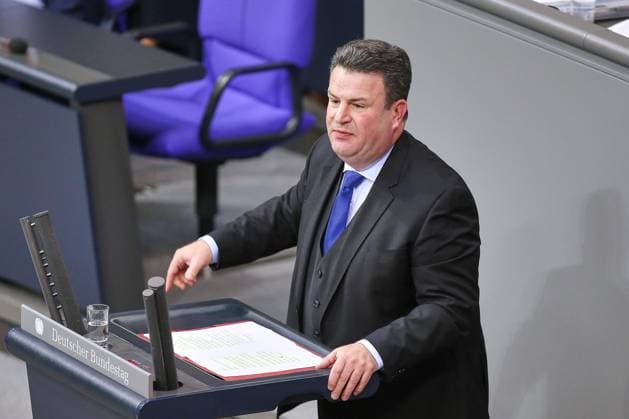Berlin, Germany, 18 12 2025 German Bundestag 50 Bundestag session Hubertus Heil, SPD Copyright: xdtsxNachrichtenagenturx dts_100185
