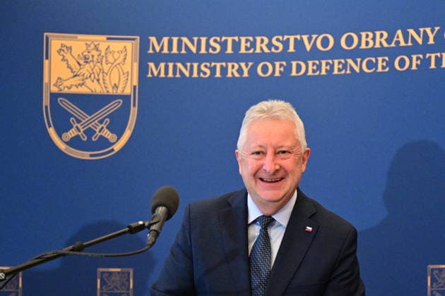 Czech Defence Minister Jaromir Zuna (for SPD) gives a press conference to present his vision of Defence Ministry, in Prague, Czech Republic, on December 19, 2025. (CTKxPhoto RomanxVondrous) CTKPhotoP2025121902846  CTKPhotoP2025121902846