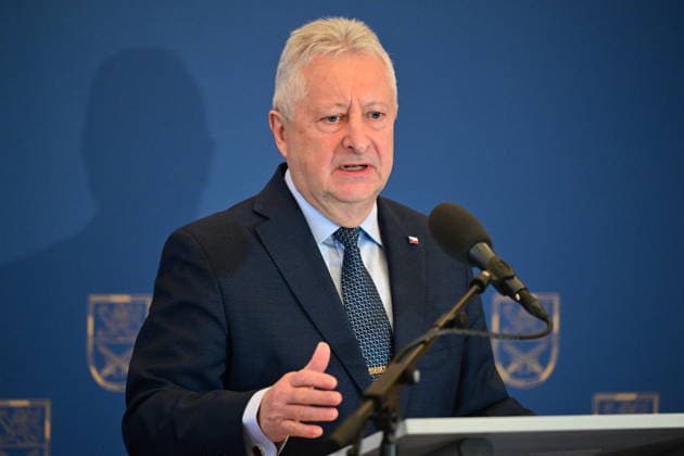 Czech Defence Minister Jaromir Zuna (for SPD) gives a press conference to present his vision of Defence Ministry, in Prague, Czech Republic, on December 19, 2025. (CTKxPhoto RomanxVondrous) CTKPhotoP2025121902858  CTKPhotoP2025121902858