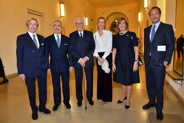 Leopold Poldi of Bavaria, Duke Franz of Bavaria with his companions, Uschi of Bavaria 30 BMW Advent Concert Charity, Benefit Herkulessaal Residenz Munich December 16, 2025