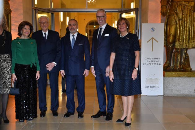 IH Queen Silvia of Sweden, Duke Franz of Bavaria with his partner, Uschi of Bavaria 30 BMW Advent Concert Charity, Benefit Herkulessaal Residenz Munich December 16, 2025