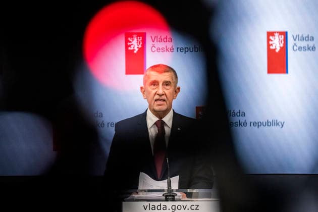 Czech Prime Minister Andrej Babis (ANO) speaks at a press conference after a meeting of Czech government, in Prague, Czech Republic, on December 22, 2025. (CTKxPhoto VitxSimanek) CTKPhotoP2025122204165  CTKPhotoP2025122204165