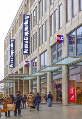 Peek Cloppenburg store in Hanover at Kröpcke seen on 27 12 2025