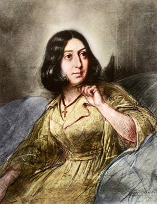 Portrait of George Sand after Louis Leopold Boilly RECORD DATE NOT STATED  Copyright: x HJL Opale.photox