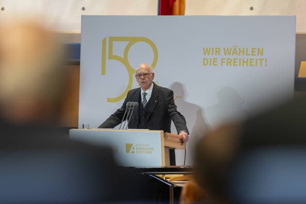 Annual kick-off to Konrad Adenauers 150th birthday in Bonn 05 01 26 Speech by Prof Dr Norbert Lammert Ceremonial event to mark the 150th birthday of Konrad Adenauer in the plenary hall of the former German Bundestag in Bonn, now part of Copyright: xBonn.digitalx xMarcxJohnx