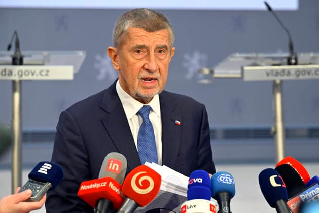 Czech Prime Minister Andrej Babis (ANO) speaks to journalists after a New Year s lunch with President Petr Pavel, in Prague, Czech Republic, on January 7, 2026. (CTKxPhoto KaterinaxSulova) CTKPhotoP2026010704919  CTKPhotoP2026010704919