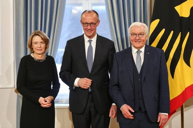 Berlin, Germany, 09 01 2026 Bellevue Palace New Years Reception of the Federal President Elke Büdenbender, Federal Chancellor Friedrich Merz CDU and Frank Walter Steinmeier Copyright: xdtsxNachrichtenagenturx dts_101154