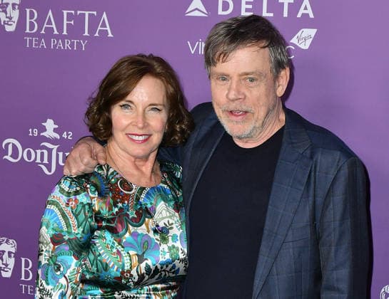 January 10, 2026, Beverly Hills, California, United States: Marilou York, Mark Hamill attend the 2026 BAFTA Tea Party at Four Seasons Hotel Los Angeles at Beverly Hills. Beverly Hills United States - ZUMAs197 20260110_aaa_s197_1059 Copyright: xImagexSpacex