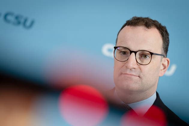 Bundestag parliamentary group, CDU CSU, Jens Spahn press statement, Bundestag, Bundestag parliamentary group, CDU CSU, Chairman, Jens Spahn, CDU Berlin Berlin GER