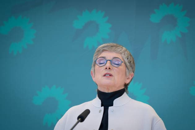 Press statement, Bündnis 90 Die Grünen, Britta Haßelmann Press statement, Reichstag building, Bundestag parliamentary group, Bündnis 90 Die Grünen, Chairwoman, Britta Haßelmann Berlin Berlin GER