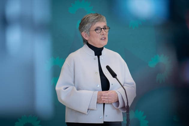 Press statement, Bündnis 90 Die Grünen, Britta Haßelmann Press statement, Reichstag building, Bundestag parliamentary group, Bündnis 90 Die Grünen, Chairwoman, Britta Haßelmann Berlin Berlin GER