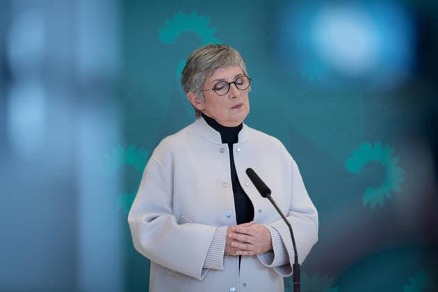 Press statement, Bündnis 90 Die Grünen, Britta Haßelmann Press statement, Reichstag building, Bundestag parliamentary group, Bündnis 90 Die Grünen, Chairwoman, Britta Haßelmann Berlin Berlin GER