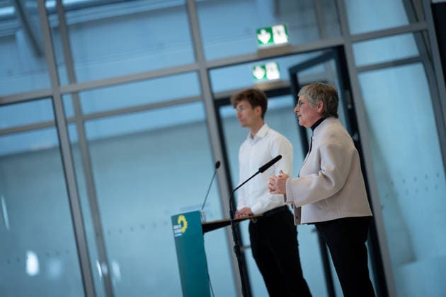 Press statement, Bündnis 90 Die Grünen, Britta Haßelmann Press statement, Reichstag building, Bundestag parliamentary group, Bündnis 90 Die Grünen, Chairwoman, Britta Haßelmann Berlin Berlin GER