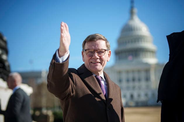 Johann Wadephul CDU , Federal Minister of Foreign Affairs, visits the USA on 13 01 2026 On the way to Capitol Hill 13 01 2026 Photographed as Official Photographer Photo taken as Official Photographer Washington USA Copyright: xDominikxButzmann AAx
