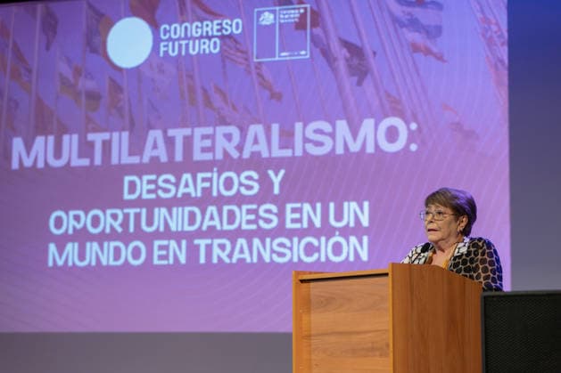 Santiago January 14, 2026 In the framework of Congreso Futuro, former President Michelle Bachelet participates in the panel on challenges and opportunities of multilateralism Javier Torres Aton Chile, Santiago Chile Aton 1118345  Copyright: JAVIERxTORRES ATONxCHILE