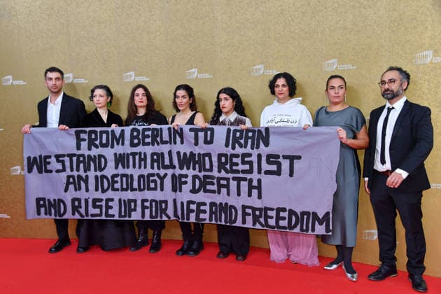 Filmmakers with an Iranian background at the EUROPEAN FILM AWARDS 2026 ceremony in Berlin on 17 01 2026